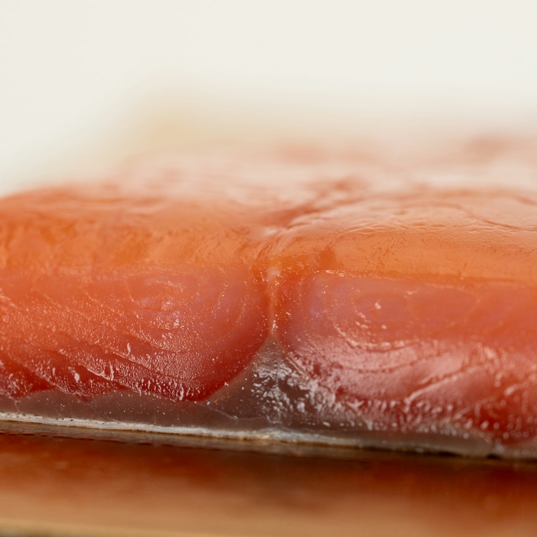 Fresh salmon rich in omega-3 fatty acids for better sleep and brain health